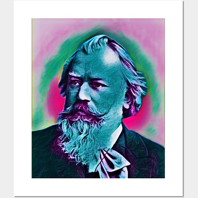 Johannes Brahms Portrait | Johannes Brahms Artwork 14 Wall Art by JustLit